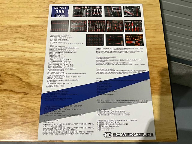 2026 werkzeuge sg32 max krachtdroppen gereedschapswagen - afbeelding 16 van  21