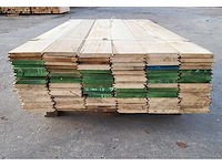 20.8m2 afrikaans eiken vloerdelen 18 x 140 mm, lengte 155cm ( 96x ) - afbeelding 5 van  5