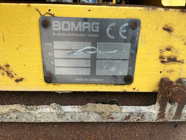 2095 bomag bm 65 s-2 grondwals - afbeelding 6 van  8