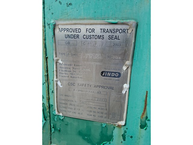 20ft container , excl. inhoud - afbeelding 7 van  8