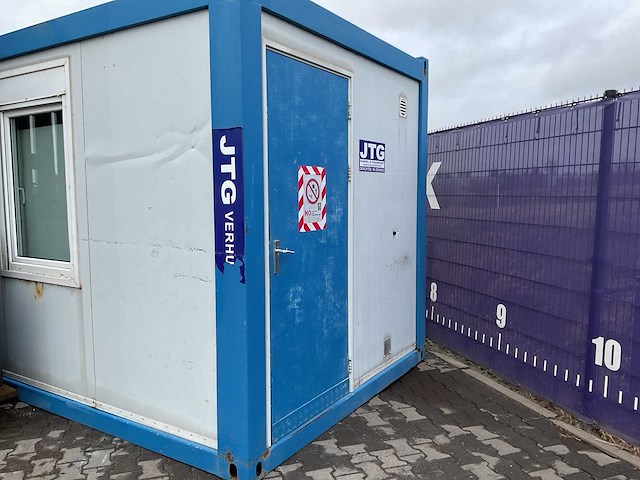 20ft container unit met lockers - afbeelding 4 van  8