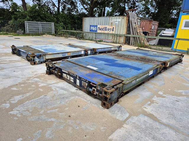 20ft flatrack laadvloer - afbeelding 3 van  11