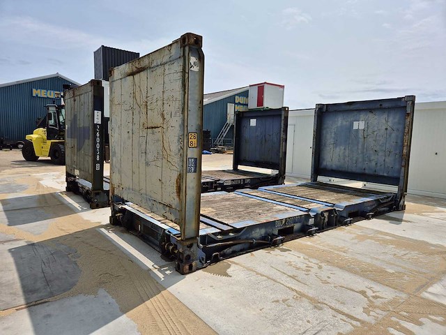 20ft flatrack laadvloer - afbeelding 1 van  11
