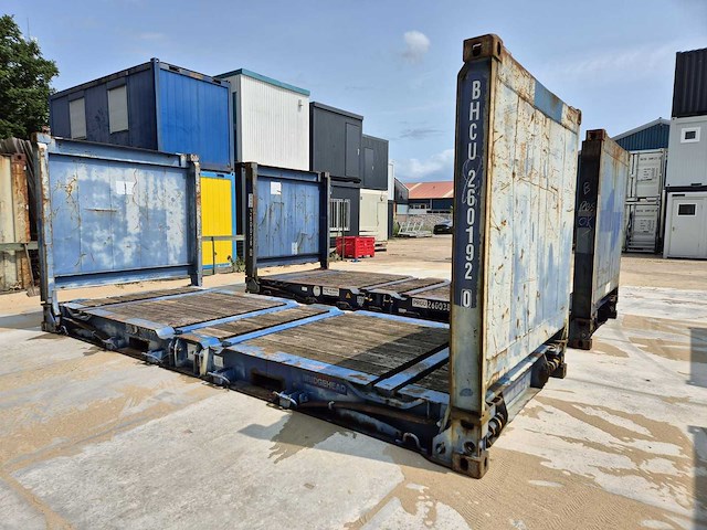 20ft flatrack laadvloer - afbeelding 4 van  11