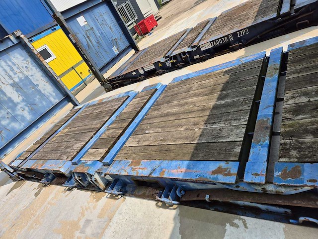 20ft flatrack laadvloer - afbeelding 6 van  11