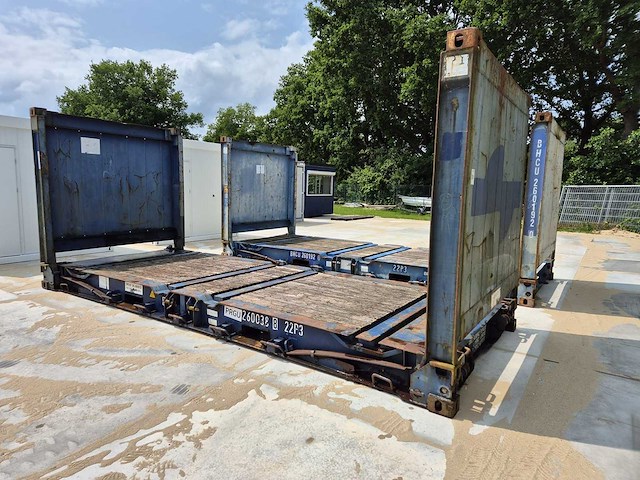 20ft flatrack laadvloer - afbeelding 7 van  11