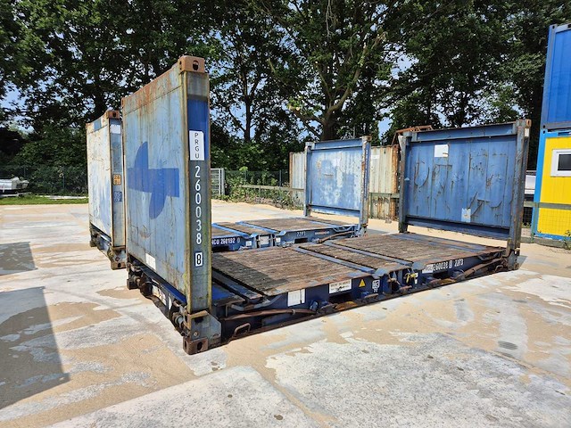 20ft flatrack laadvloer - afbeelding 8 van  11