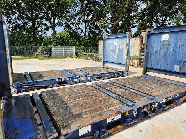 20ft flatrack laadvloer - afbeelding 9 van  11