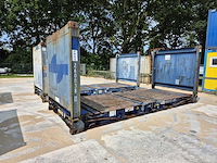 20ft flatrack laadvloer - afbeelding 9 van  12