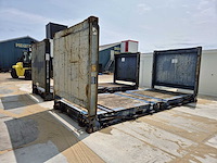 20ft flatrack laadvloer - afbeelding 11 van  12