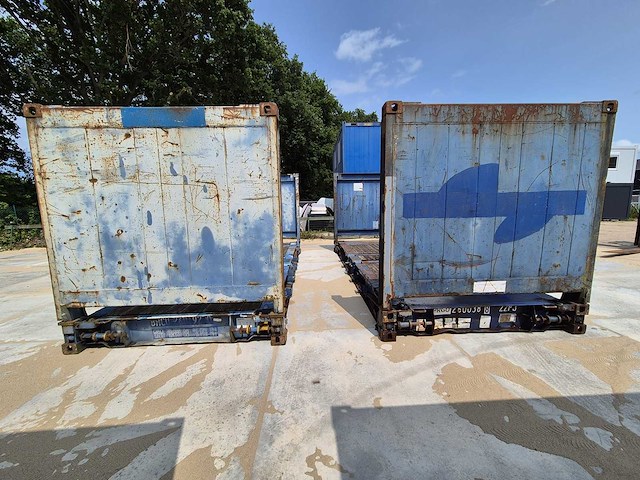 20ft flatrack laadvloer - afbeelding 12 van  12