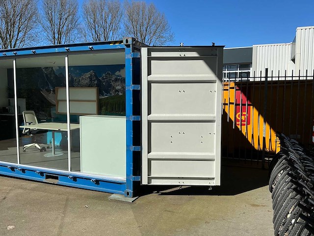 20ft kantoorunit met glazen pui - afbeelding 14 van  20