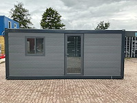 20ft kantoorunit met wc en douche - afbeelding 1 van  25