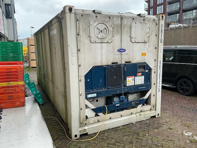 20ft koel-/vriescontainer – carrier transicold - afbeelding 1 van  18