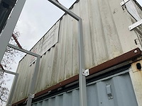20ft opslagcontainer (2x) + aluminium bordestrap - afbeelding 2 van  7