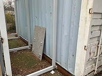 20ft opslagcontainer (2x) + aluminium bordestrap - afbeelding 3 van  7