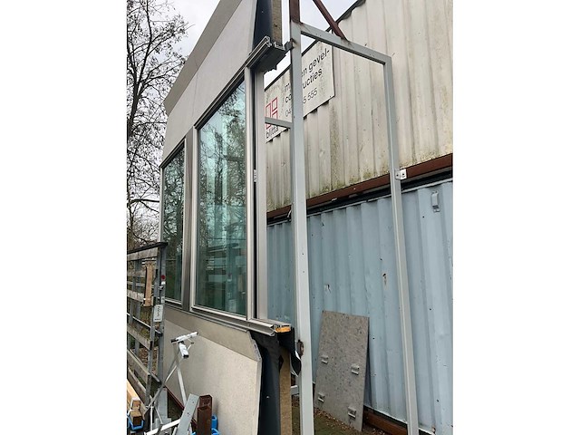 20ft opslagcontainer (2x) + aluminium bordestrap - afbeelding 5 van  7