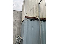 20ft opslagcontainer (2x) + aluminium bordestrap - afbeelding 6 van  7