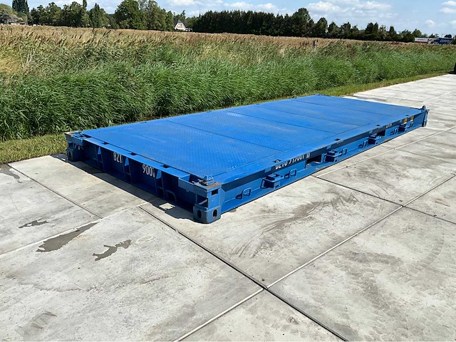 20ft platformcontainer / flatbed - afbeelding 1 van  7