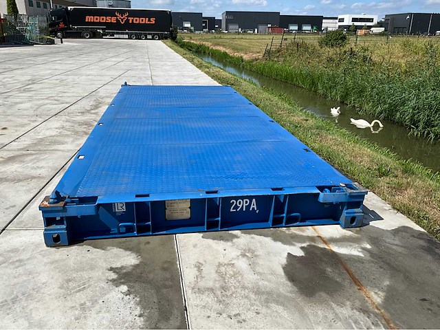 20ft platformcontainer / flatbed - afbeelding 5 van  7