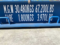 20ft platformcontainer / flatbed - afbeelding 6 van  7