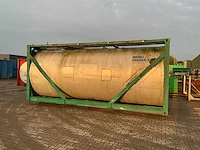 20ft tankcontainer op containerslede - afbeelding 6 van  13