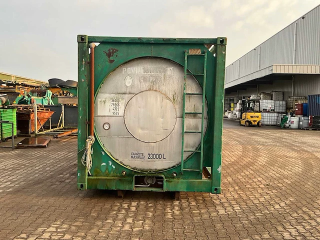 20ft tankcontainer op containerslede - afbeelding 8 van  13