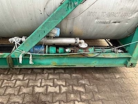 20ft tankcontainer op containerslede - afbeelding 13 van  13