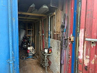 20ft zeecontainer - inclusief inhoud - opslagcontainer betonbewerking machines - afbeelding 12 van  16