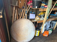 20ft zeecontainer - inclusief inhoud - opslagcontainer betonbewerking machines - afbeelding 3 van  16