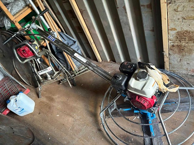 20ft zeecontainer - inclusief inhoud - opslagcontainer betonbewerking machines - afbeelding 8 van  16