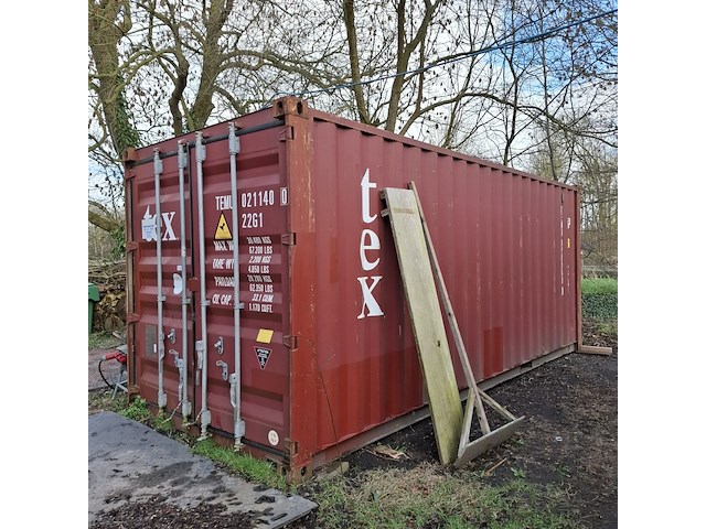 20ft zeecontainer met inhoud - afbeelding 1 van  12