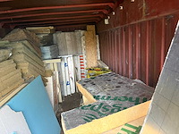 20ft zeecontainer met slede - inclusief inhoud - opslagcontainer divers bouwmateriaal - afbeelding 9 van  13