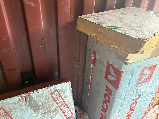 20ft zeecontainer met slede - inclusief inhoud - opslagcontainer divers bouwmateriaal - afbeelding 10 van  13