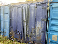 20ft zeecontainer met slede - inclusief inhoud - opslagcontainer divers bouwmateriaal - afbeelding 5 van  13