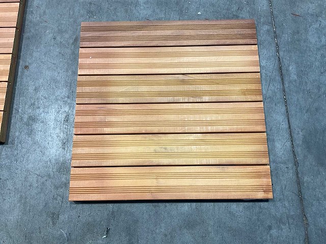 20m² almendrillo hardhouten terrastegel - 50x50 cm - afbeelding 3 van  7