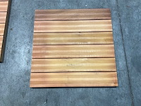 20m² almendrillo hardhouten terrastegel - 50x50 cm - afbeelding 3 van  7