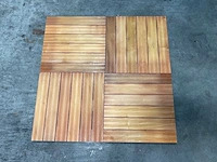 20m² almendrillo hardhouten terrastegel - 50x50 cm - afbeelding 4 van  7