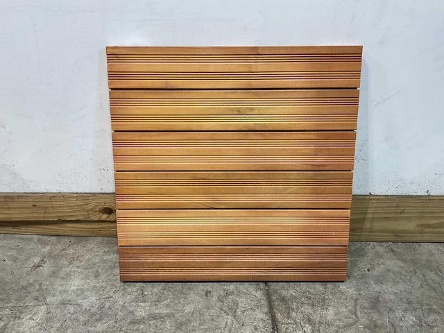 20m² almendrillo hardhouten terrastegel - 50x50 cm - afbeelding 5 van  7