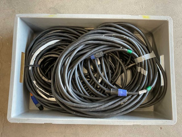 20m speakon audiokabel (3x) - afbeelding 1 van  1