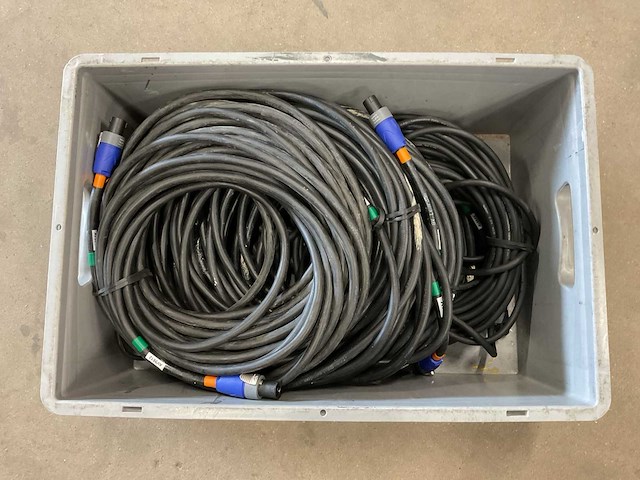 20m speakon audiokabel (6x) - afbeelding 1 van  1