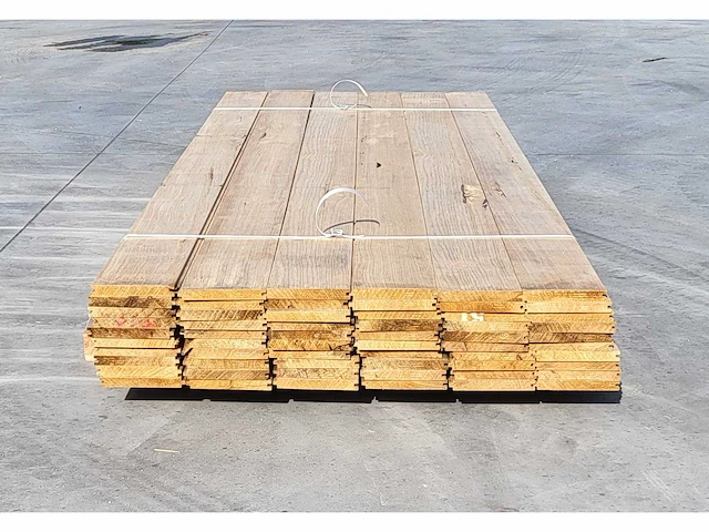 20m2 afrikaans eiken 18 x 140 mm vloerdelen , 240cm ( 60 x ) - afbeelding 3 van  5
