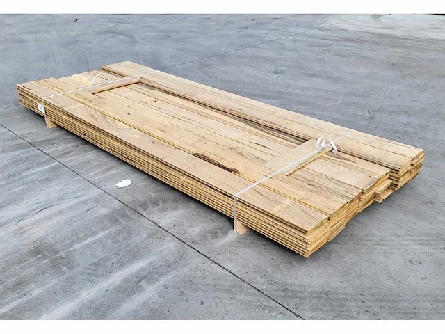 20m2 afrikaans eiken 18 x 140 mm vloerdelen , 270cm ( 53 x ) - afbeelding 2 van  6