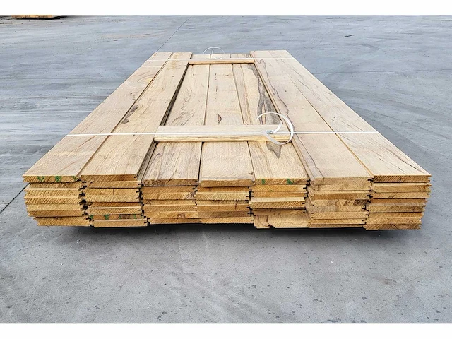 20m2 afrikaans eiken 18 x 140 mm vloerdelen , 270cm ( 53 x ) - afbeelding 3 van  6