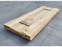 20m2 afrikaans eiken 18 x 140 mm vloerdelen , 270cm ( 53 x ) - afbeelding 4 van  4