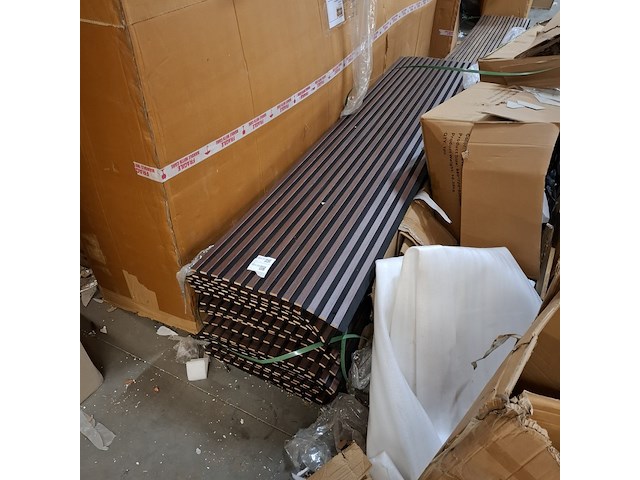 20x akoestisch wandpaneel donker bruin - afbeelding 1 van  4