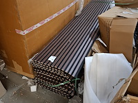 20x akoestisch wandpaneel donker bruin - afbeelding 1 van  4