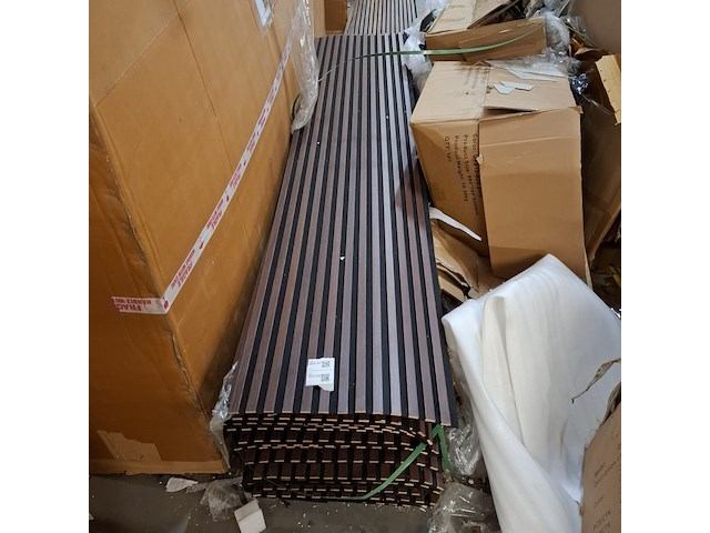 20x akoestisch wandpaneel donker bruin - afbeelding 2 van  4