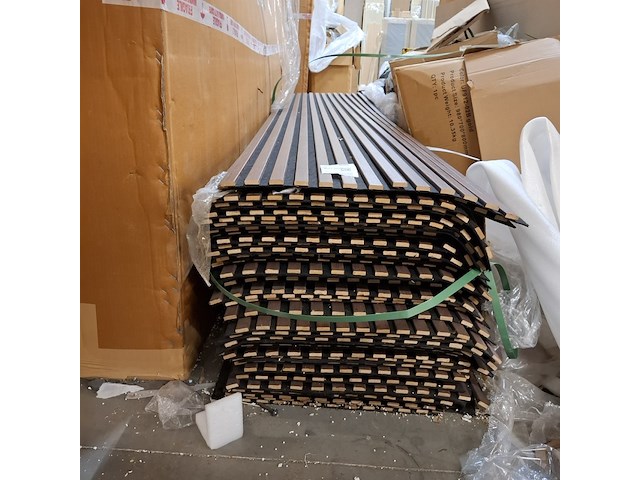 20x akoestisch wandpaneel donker bruin - afbeelding 3 van  4