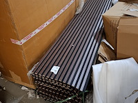 20x akoestisch wandpaneel donker bruin - afbeelding 1 van  4